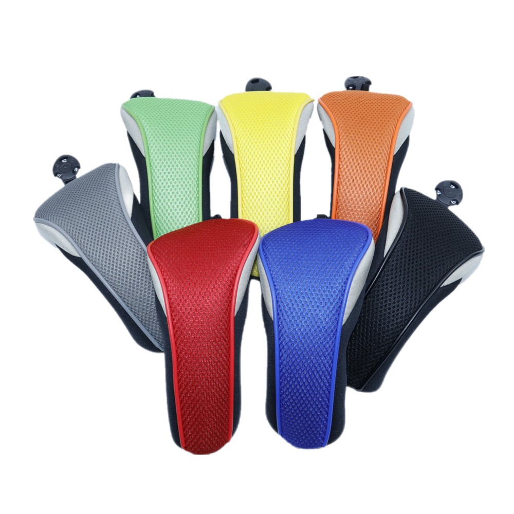 1 ชิ้นสั้นตาข่ายกอล์ฟคลับฝาครอบ Fit ทุกยี่ห้อกู้ภัย Hybrid UT Club Head ฝาครอบป้องกัน