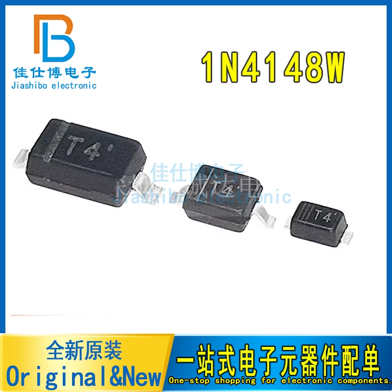 1N4148W/WS/WT 1206 0805 0603 SOD123/323/523 T4 สวิตช์แพทช์ไดโอด