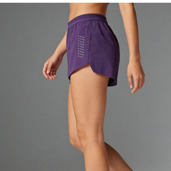 กางเกงวิ่งสามจุดสำหรับผู้ชายและผู้หญิง สไตล์.Track Field Shorts แห้งไว มีสายรัดข้าง
