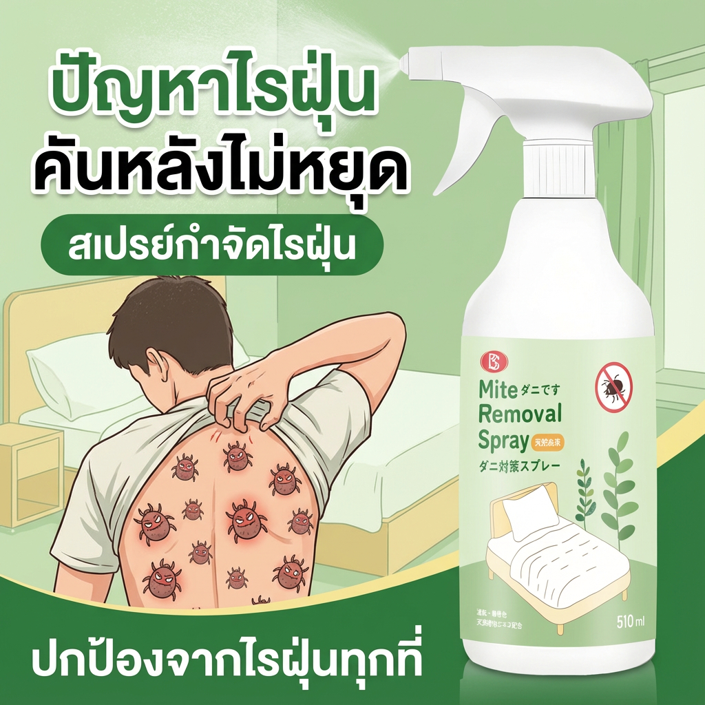 🌿เพียงฉีดครั้งเดียว ไรฝุ่นหายทันที 🌿 OHH สเปรย์กำจัดไรฝุ่น ป้องกันไรฝุ่น ตัวเรือด ผลิตภัณฑ์กำจัดไรฝุ่นสเปรย์ไรฝุ่นบนที่นอน หมอน ผ้าห่ม ลดอาการภูมิแพ้ ไอจามคันจากไรฝุ่น