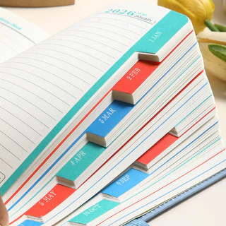 2026 Planner A5 Agenda 365 วันปฏิทินโน้ตบุ๊ครายเดือน/รายสัปดาห์ Planner สํานักงานเครื่องเขียนโรงเรียน