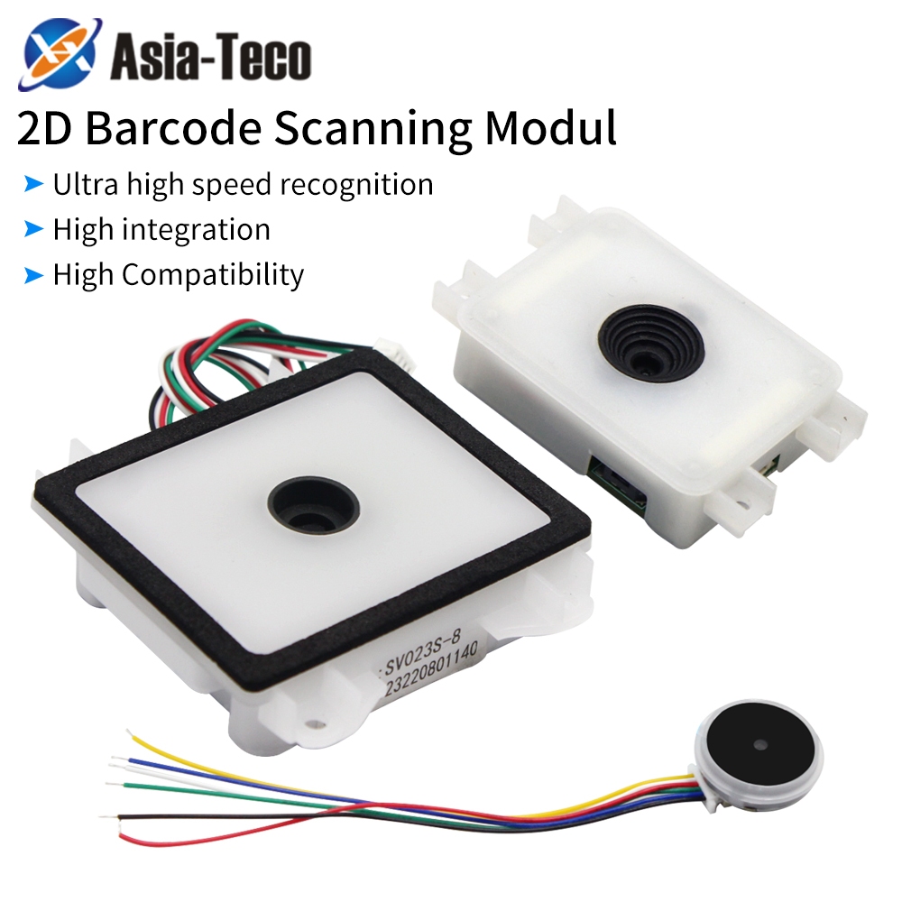 เครื่องสแกนบาร์โค้ดแบบฝัง รหัสบาร์ QR code Reader รหัส reader โมดูลสแกนติดตั้งคงที่ USB 1D/2D QRcode