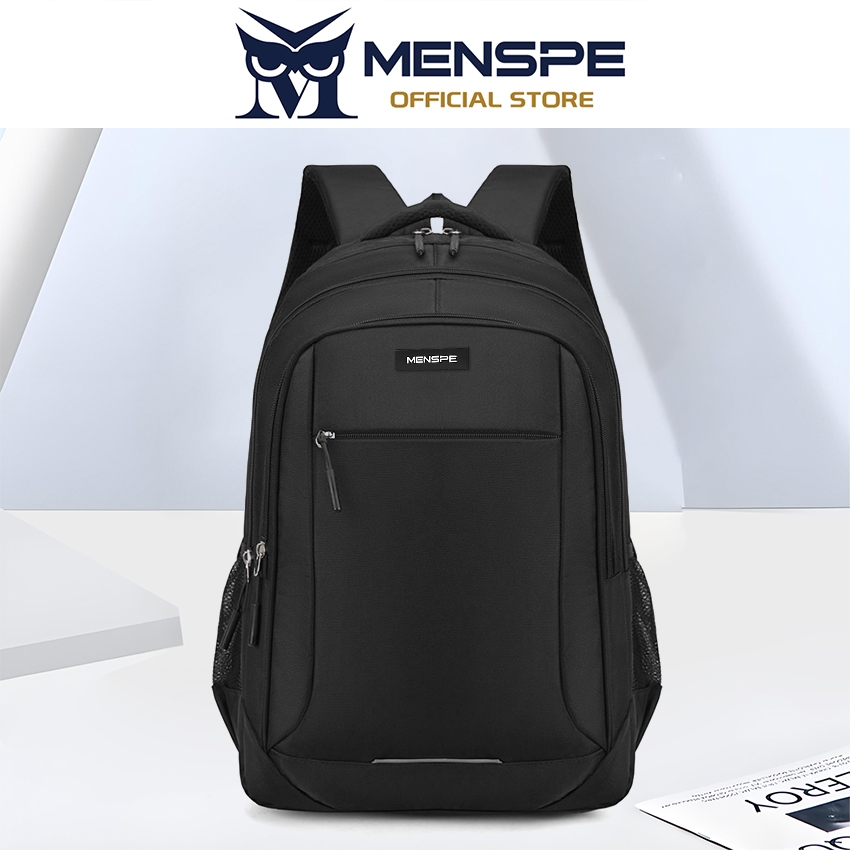 MENSPE Fashion Mens Backpack Portable Laptop Backpack Oxford Cloth Business Travel Bag Notebook Bag