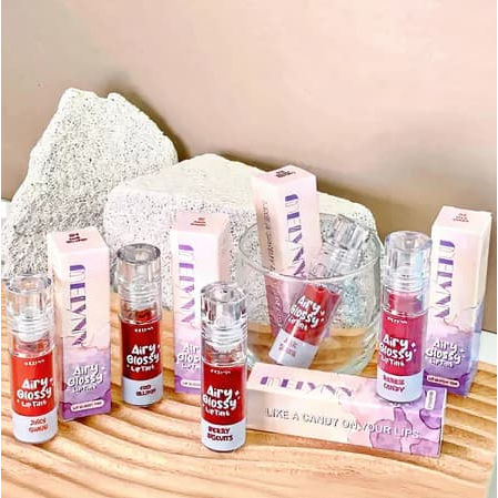 MELYNN - Airy Glossy Lip Tint ลิปทิ้นท์มีลีนณ์ ลิปกลอสลูกกวาด