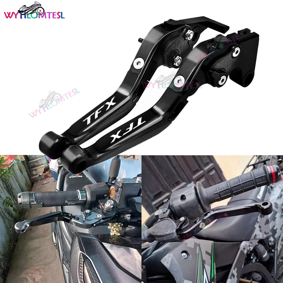 สําหรับYAMAHA TFX150 TFX150 2015-2022 รถจักรยานยนต์CNCปรับพับคลัทช์เบรคคันโยกขยายได้