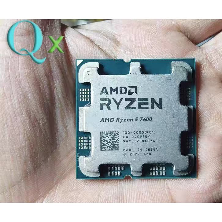 Upgrade Gaming CPU Ryzen 5 7600 R5 7600 AM5 โปรเซสเซอร์ CPU 6-Core 12T 3.8 GHz 65W 32MB เดสก์ท็อป