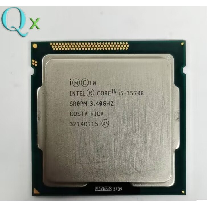 3rd Gen Intel Core i5-3570K LGA1155 CPU โปรเซสเซอร์ 3.4GHz SR0PM 6MB Quad Core 77W คอมพิวเตอร์เดสก์ท
