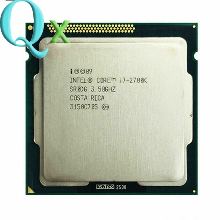 Upgrade Gaming CPU 2nd Gen Core i7-2700K LGA 1155 โปรเซสเซอร์ CPU Quad Core 8-Thread 3.5GHz 8M คอมพิ