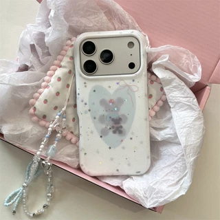 สําหรับIphone Case 17 Pro Max 16 Pro Max 15 Pro Max 14 Pro Max Blue Love Bearเคสโทรศัพท์