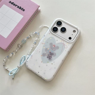 สําหรับIphone Case 17 Pro Max 16 Pro Max 15 Pro Max 14 Pro Max Blue Love Bearเคสโทรศัพท์