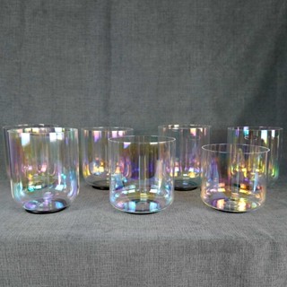 Hye-eun 5.25 นิ้ว-7 นิ้วจักรวาลคริสตัลใสชามร้องเพลง ABCDFG ห…