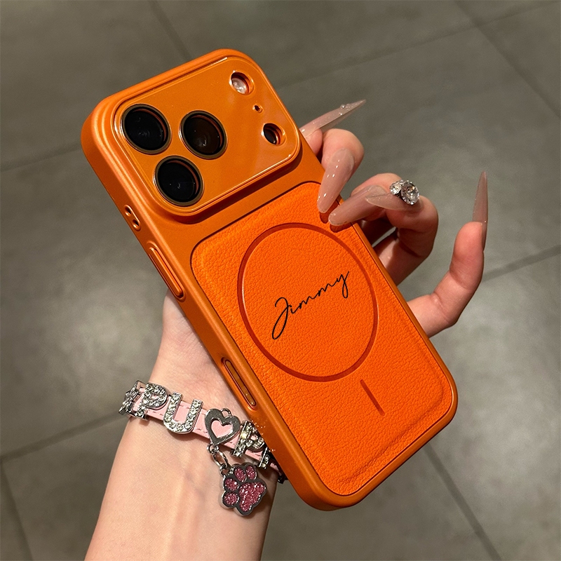 เคสโทรศัพท์ข้อความแบบกําหนดเองชาร์จไร้สายแม่เหล็กใหม่เหมาะสําหรับเคสไอโฟน17 Pro Max, 17 Pro, 16 Pro Max, 16 Pro – โปรปัง