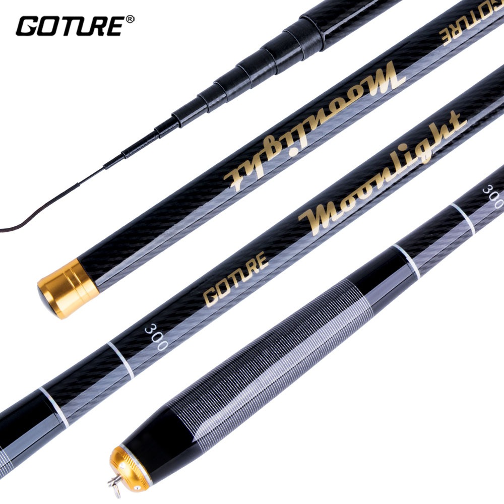goture คันชิงหลิวตกปลา คาร์บอนไฟเบอร์ ขนาด1.8/2.1/2.7/3.0/3.6เมตร จัดส่งจากไทย