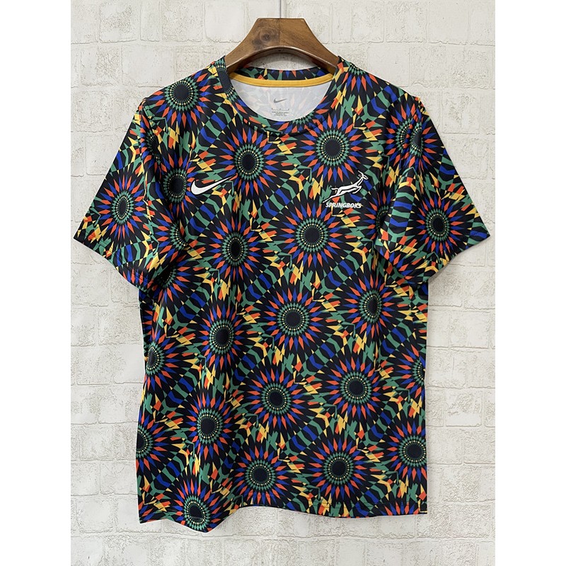 คุณภาพสูงปี 2024 South Africa Training Jersey สำหรับผู้ชาย แขนสั้น