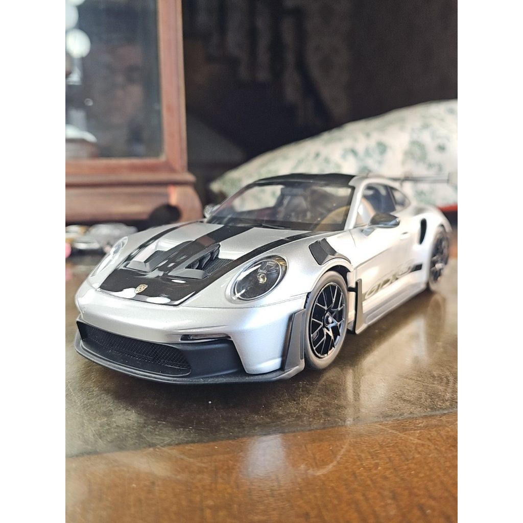 AI MODEL Porsche 1992 GT3RS Limited Edition จําลองเรซิ่นโมเดลรถคอลเลกชันเครื่องประดับ 1 18