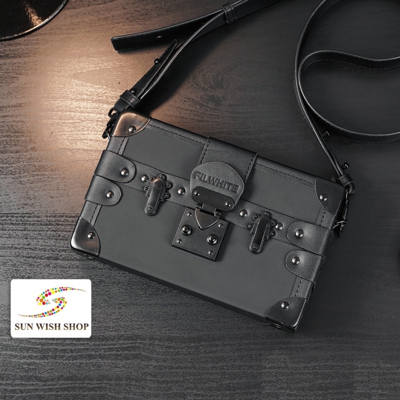 Sunwish -Tk HOT- Ja21 กระเป๋าสะพายไหล่ ทรงสี่เหลี่ยม ขนาดเล็ก สไตล์เกาหลี สําหรับผู้ชาย