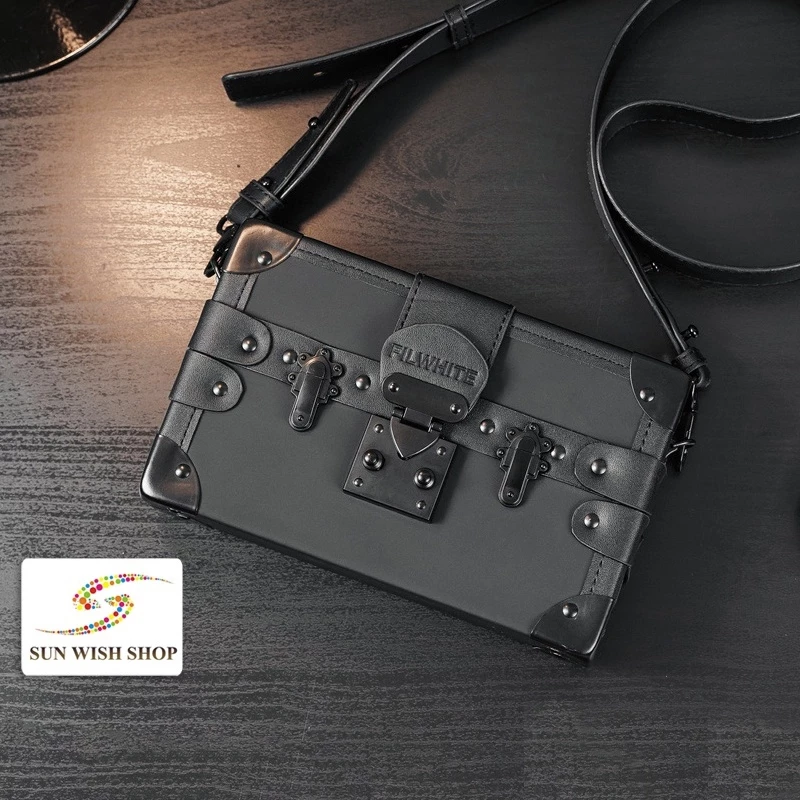 Sunwish -Tk HOT- Ja21 กระเป๋าสะพายไหล่ ทรงสี่เหลี่ยม ขนาดเล็ก สไตล์เกาหลี สําหรับผู้ชาย