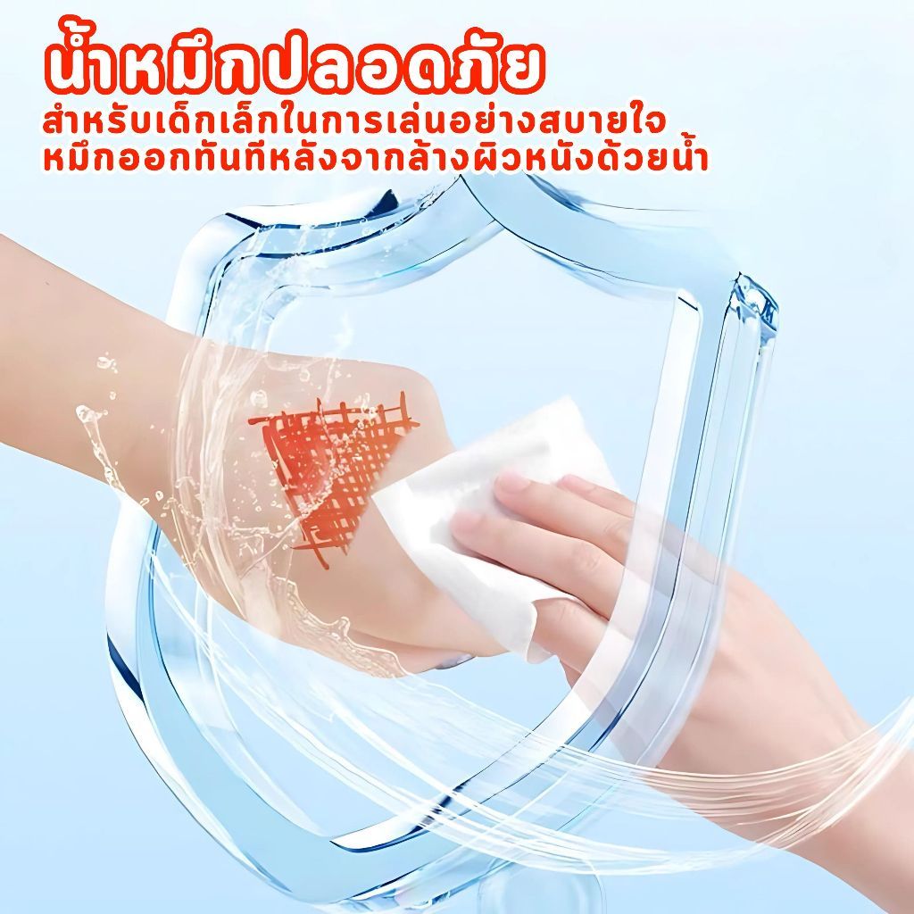 ปากกามาร์กเกอร์อะคริลิกล่องสี่เหลี่ยมชุดเครื่องหมายภาพวาดระบายสีชุดปากกาสีอุปกรณ์ศิลปะ - รูปที่ 4