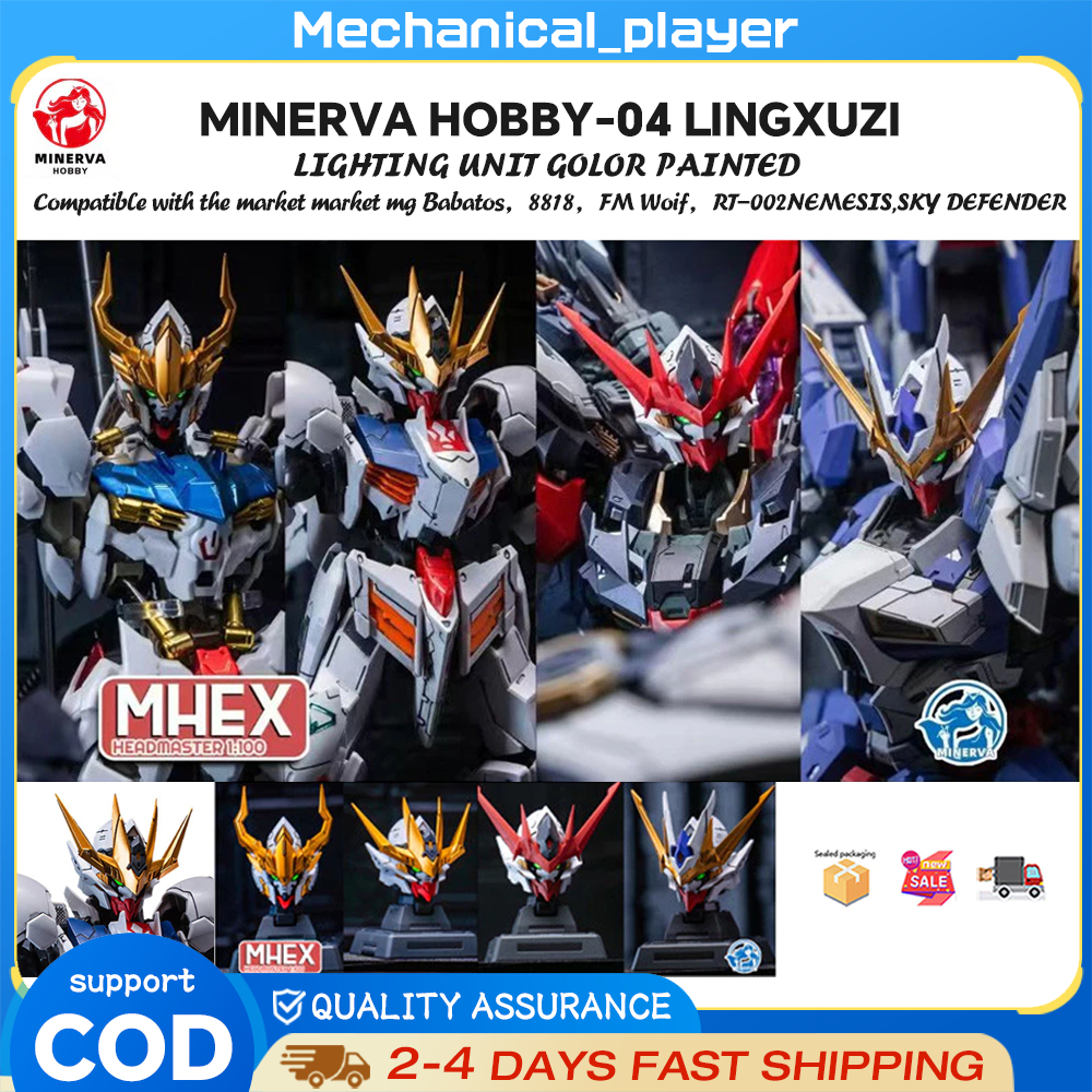 Minerva hobbyLING 04XUZI Minerva hobby Head Carving Mechanical model เหมาะสําหรับ mg Babatos kit