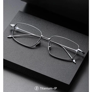 FIRADA Retro Square แว่นสายตาไทเทเนียม สไตล์เรโทรสแควร์ ออกแบบสำหรับผู้ชายและผู้หญิง A-707-C