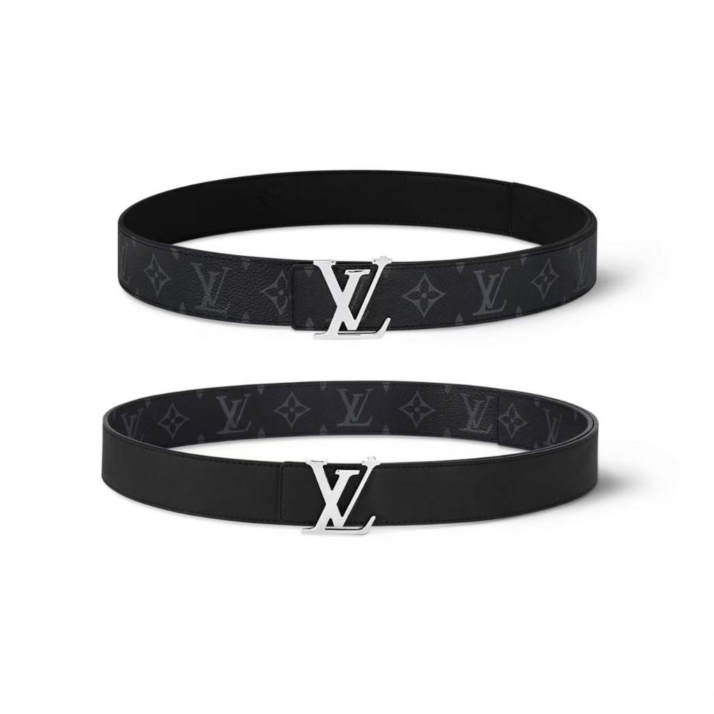 เข็มขัด.monogram eclipse.วัสดุผ้าใบและหนังคุณภาพ.ความหนา4.0มม.