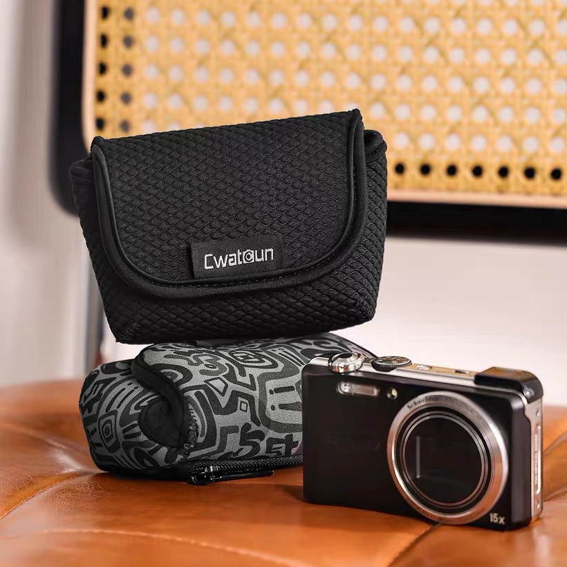 กระเป๋ากล้องแบบพกพาสําหรับ Panasonic ZS110 ZS99 ZS90 ZS80 ZS70 ZS60 TZ80 TZ50 TZ100 Ricoh GRII GR3 G