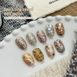 JILLRADIA สีแชมเปญเลื่อมเจลยาทาเล็บชุดแฟชั่นยาวนานเหมาะสําหรับการใช้ทุกวันและเล็บ DIY
