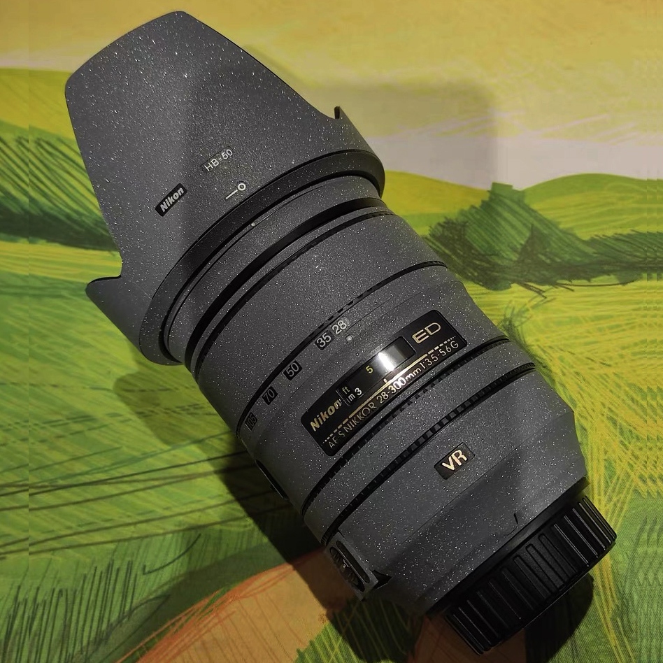 สําหรับ Nikon AF-S 28-300 มม.F3.5-5.6G ED VR Decal ผิวไวนิลห่อฟิล์มกล้องเลนส์สติกเกอร์ป้องกัน NIKKOR 28-300 F/3.5-5.6 G