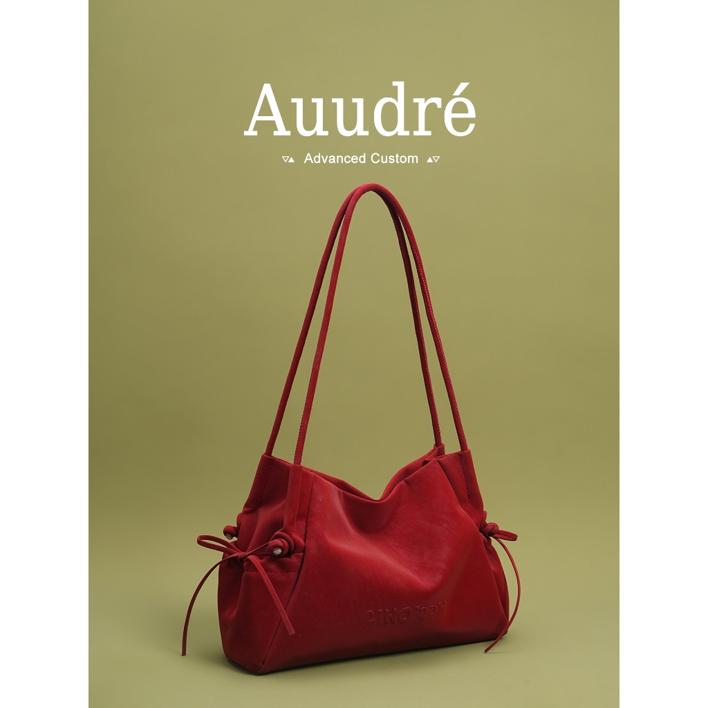 Auure กระเป๋า Tote ทรงใหญ่สำหรับผู้หญิง ใช้เป็นแฟชั่นพร็อป สะพายได้ทั้งไหล่และใต้วงแขน