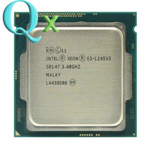 Upgrade Gaming CPU Xeon E3-1245 v3 LGA1150 โปรเซสเซอร์ CPU SR14T 3.40GHz 8MB Quad Core คอมพิวเตอร์เด