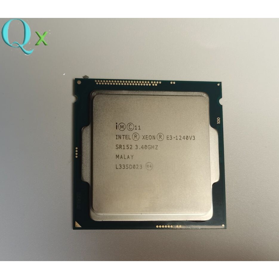 Xeon E3-1240 v3 LGA 1150 โปรเซสเซอร์ CPU SR152 3.4GHz Quad Core คอมพิวเตอร์เดสก์ท็อป