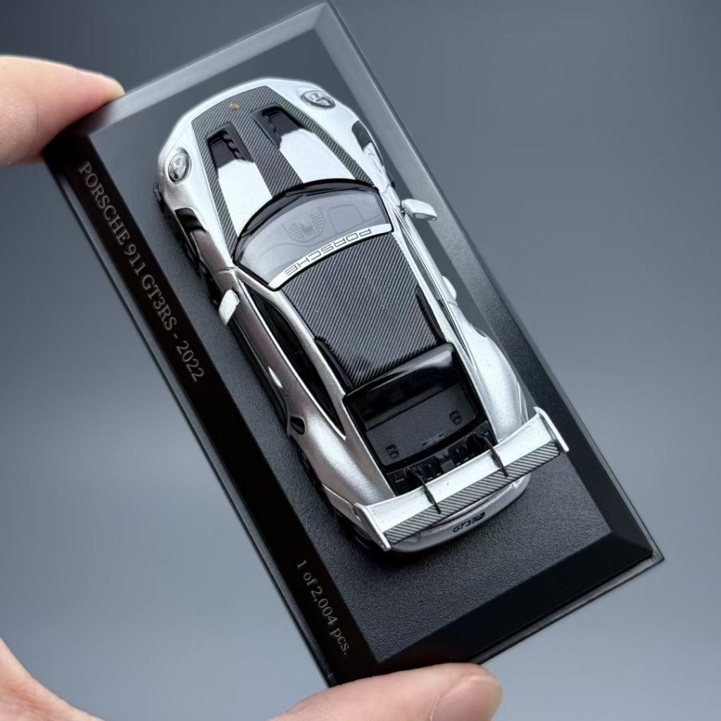 Mini Cut 1/64 Porsche 911 GT3 RS โมเดลรถอัลลอย