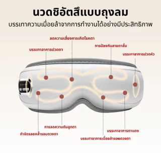 🔥UKICO เครื่องนวดตาอัจฉริยะ ปิดเพลงได้ (Silent Mode) ระบบอุ่น 45°C บลูทูธ แว่นนวดตา ลดตาล้า ไมเกรน ช่วยให้นอนหลับ ประกัน 3 ปี