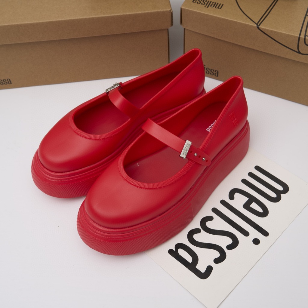 รองเท้าบัลเล่ต์แบบใหม่ปี 2026 Melissa สำหรับผู้หญิง ดีไซน์หนาพิเศษ เหมาะสวมใส่งานวันสบาย ราคา ถูกที่สุด ดีลบีเคเค แกลเลอรีภาพที่ 8