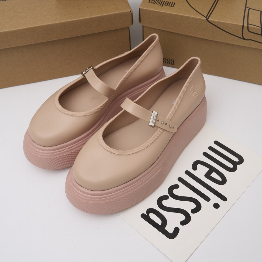 รองเท้าบัลเล่ต์แบบใหม่ปี 2026 Melissa สำหรับผู้หญิง ดีไซน์หนาพิเศษ เหมาะสวมใส่งานวันสบาย ราคา ถูกที่สุด ดีลบีเคเค แกลเลอรีภาพที่ 9