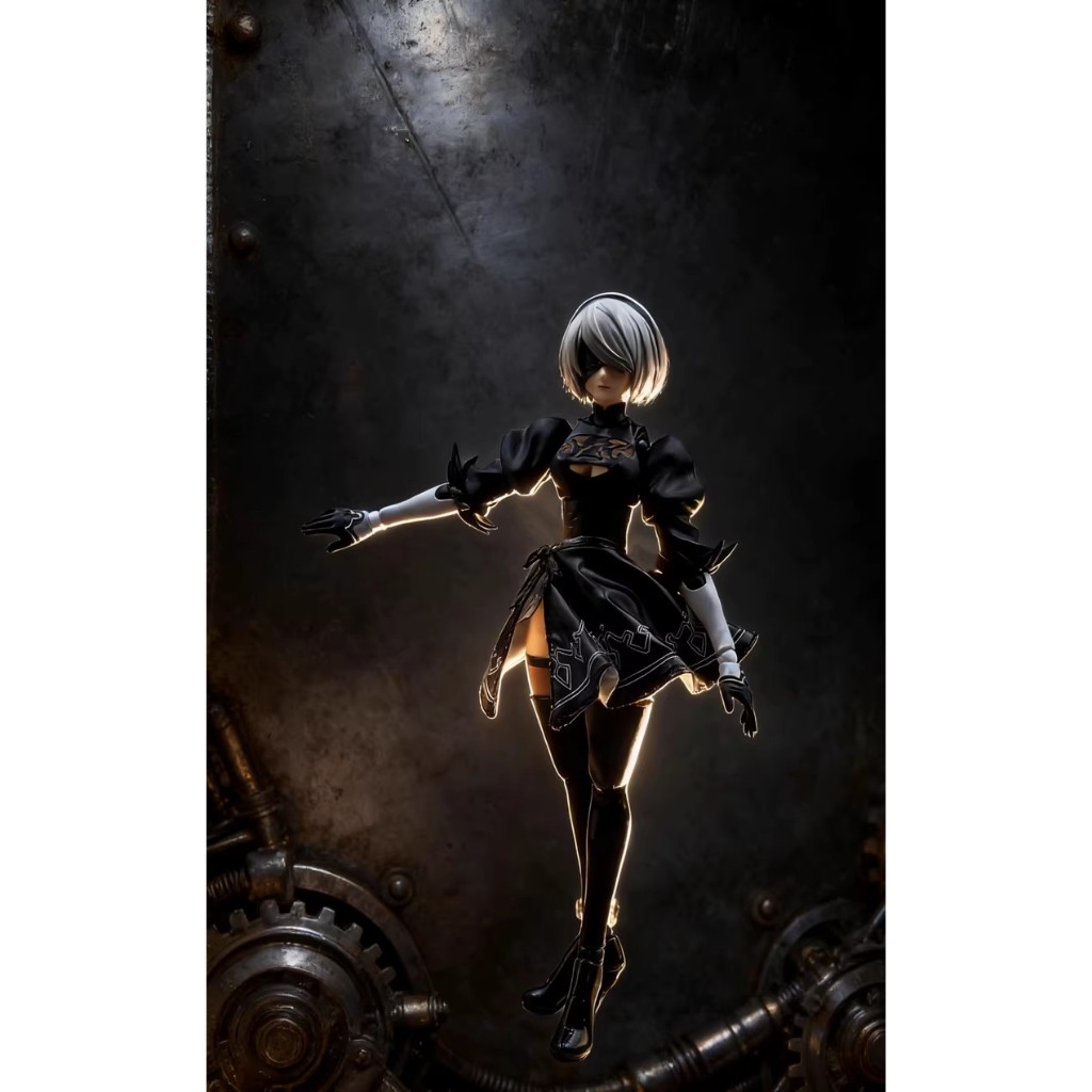 NANA figma 2b NieR: กระโปรง Automata กระโปรงผ้า เสื้อผ้าฟิกเกอร์