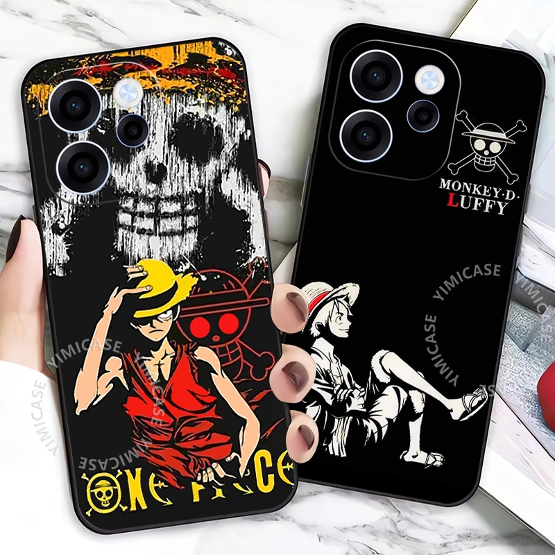สําหรับ OPPO Reno 15 15F 14 14F 13 13F Pro 4G 5G CPH2825 CPH2801 CPH2813 CPH2811 CPH2739 CPH2737 CPH2699 CPH2701 CPH2697 CPH2689 onepiece กรณี luffy นุ่ม