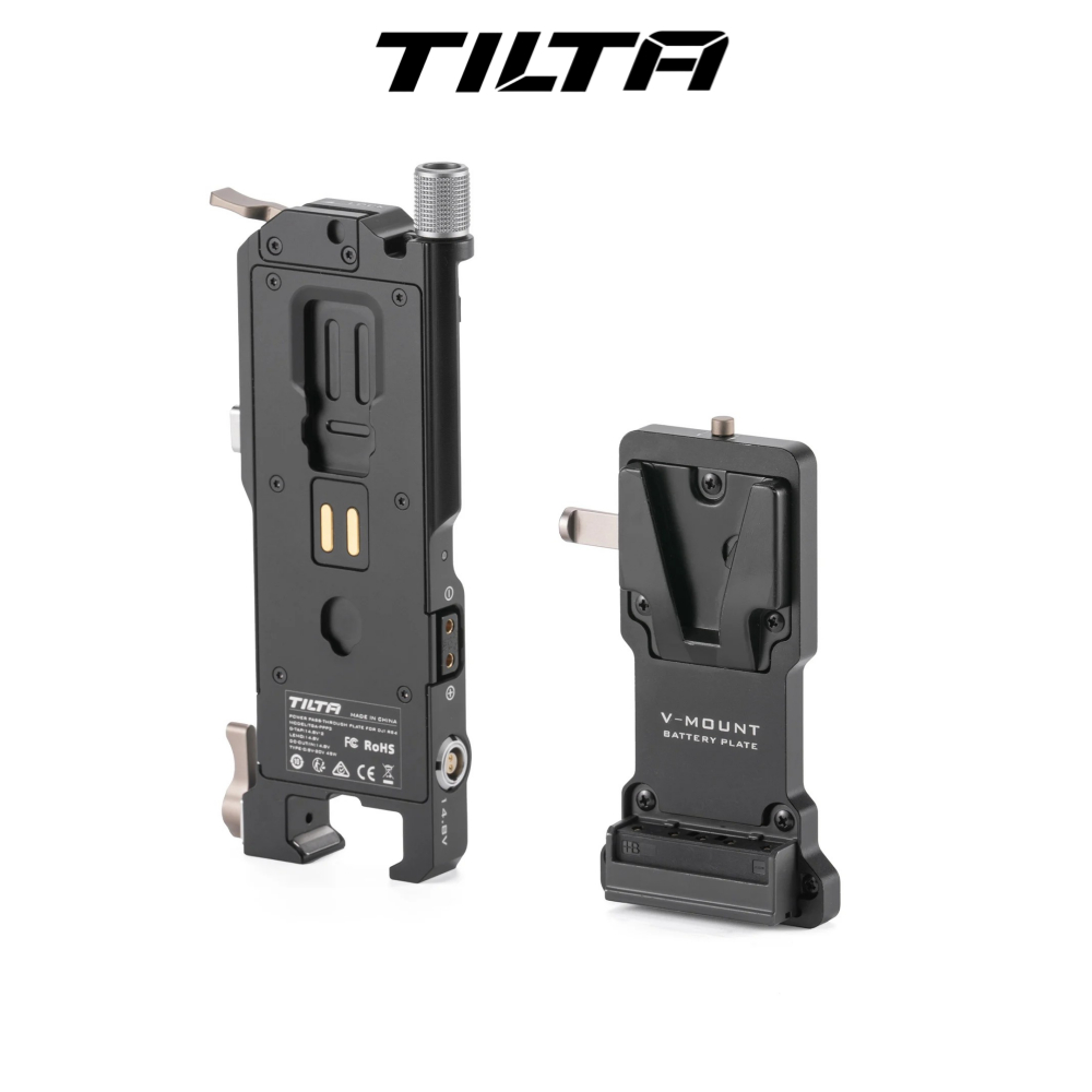 TILTA แผ่นผ่านพลังงานสําหรับ DJI RS 4 Gold Mount V-Mount สําหรับ DJI Ronin RS2 RS3 RS3 Pro RS4 และ R