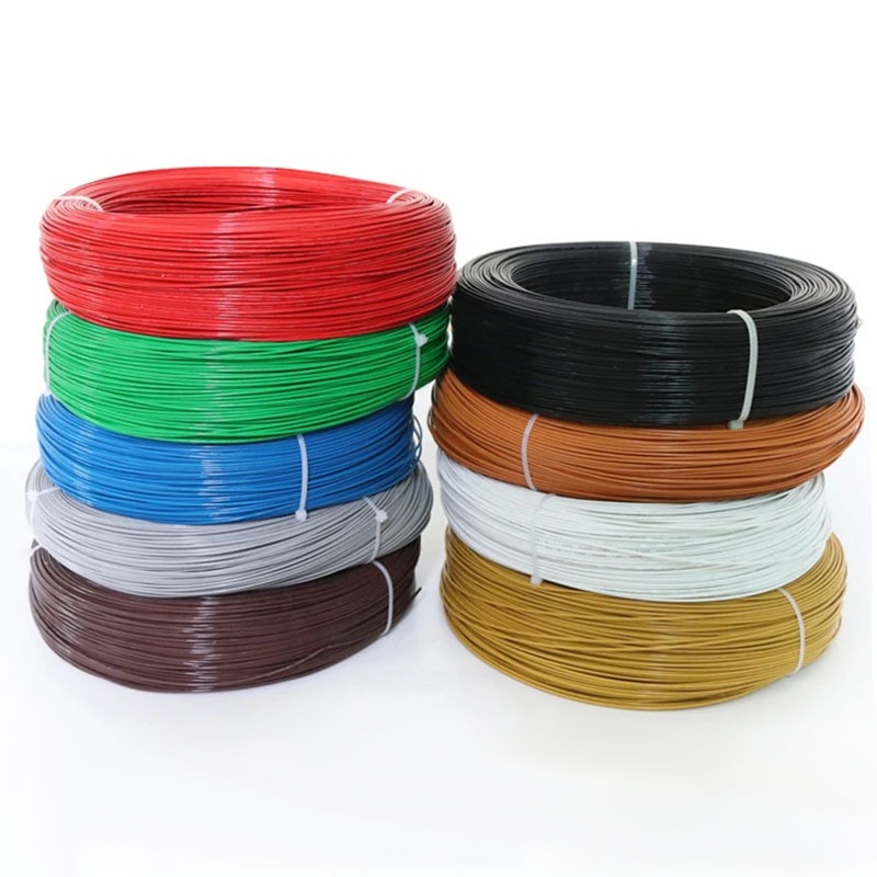 UL1332 เทฟลอน 10/12/14 /16/18/20AWG ลวดอุณหภูมิสูง PTFE สายไฟทองแดงดีบุก, สี