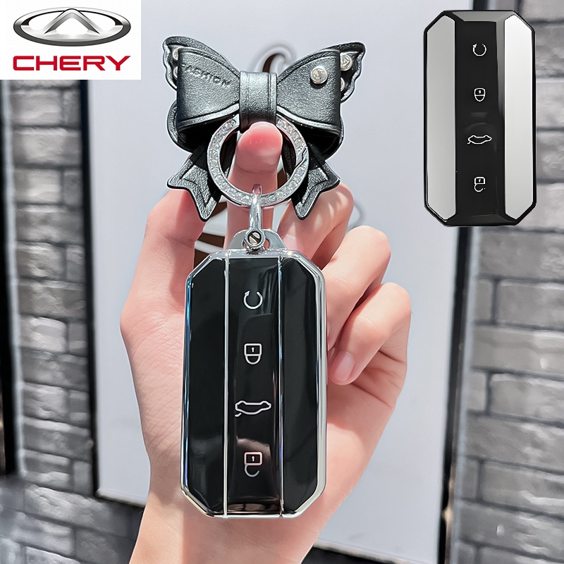 ปลอกกุญแจรถยนต์ Chery jaecoo 5ev เคสกุญแจเหมาะสําหรับ Chery jaecoo 5ev