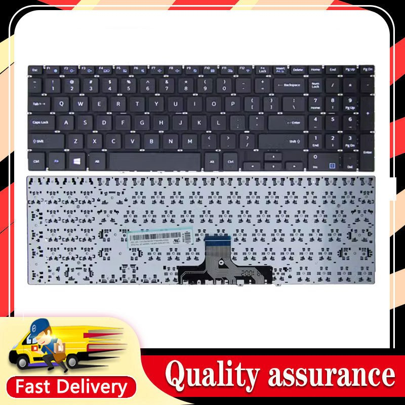 แป้นพิมพ์แล็ปท็อปใหม่สําหรับ Samsung 300E5K E5M E5L 3500EM EL 35X0AA 630Z5J 370E5J 370B5 สีดํา