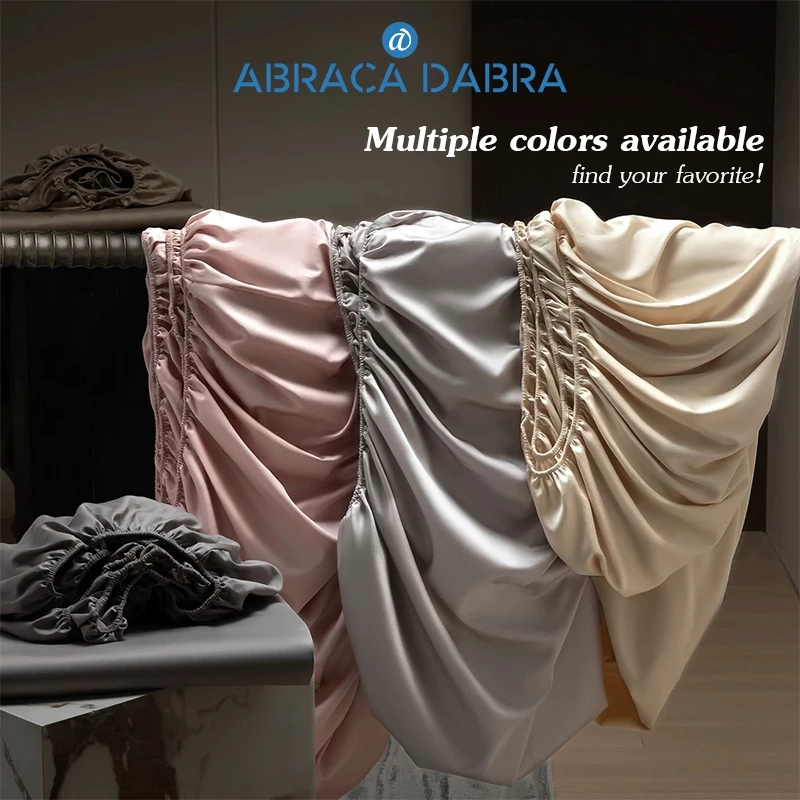 Abraca Dabra ผ้าปูที่นอนรัดมุมซาติน 3 ฟุต/3.5 ฟุต/5 ฟุต/6 ฟุต thumbnail 6