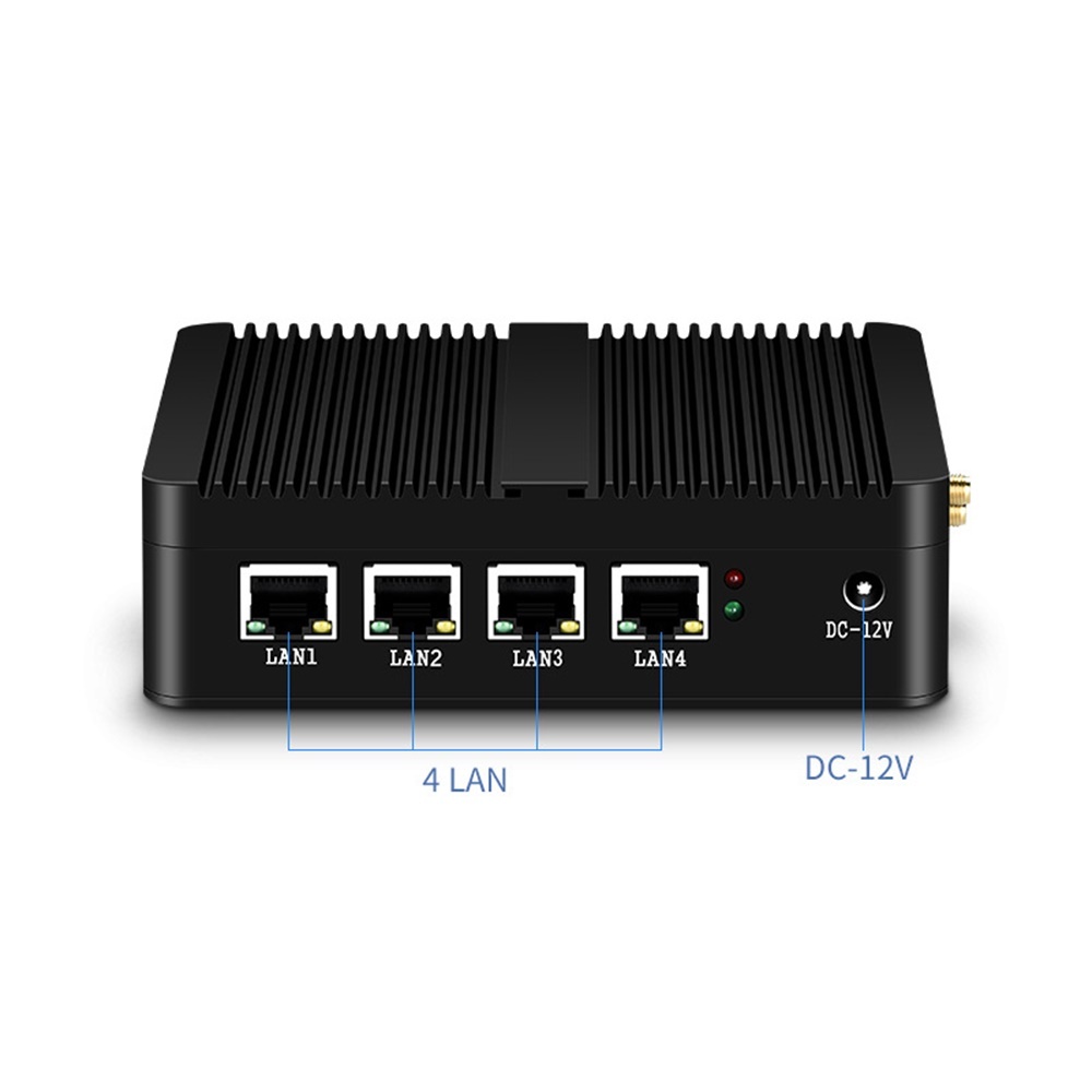 ราคาถูก Quad Core Soft Router Intel Pentium N2940 NUC 4 Intel 1000M LAN i210 i211 HDMI VGA DDR3L pfS