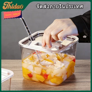 🔥ส่งจากกรุงเทพท้องถิ่น 🚚ถาดใส่ท๊อปปิ้ง พลาสติก PET เกรดอาหาร FOODGRADE ใสใส่ขนม ถาดใส่ไข่มุก อาหาร อะคริลิคใส ถาดอะคริลิค มีฝาปิด กล่องเครื่องปรุง กล่องส่วนผสมเล็กๆ กล่องเยลลี่
