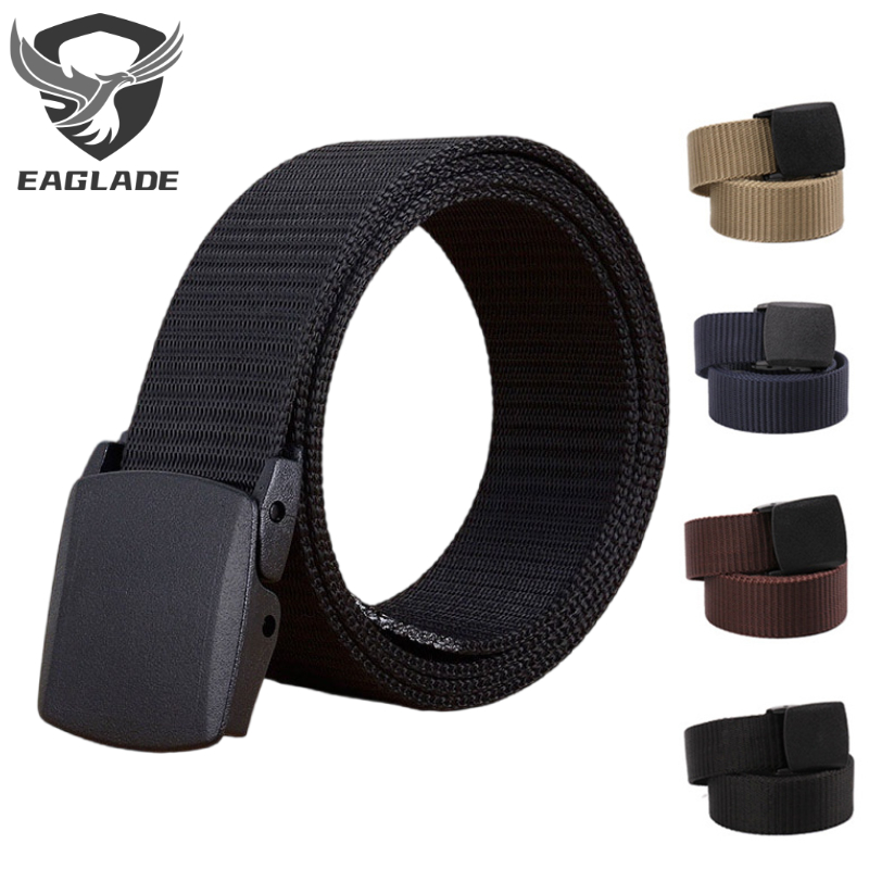 EAGLADE เข็มขัดยุทธวิธีสําหรับผู้ชายสีดํา