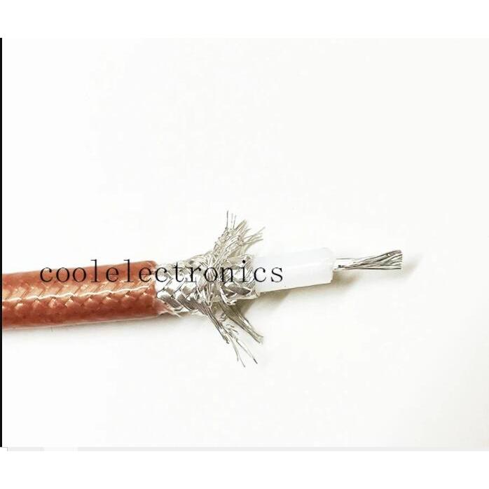 1 PC 1 M RG400 RG-400 Double Shielded RFCoaxial Cable Wire Adapter Connector RG400 Cable 50 Ohm