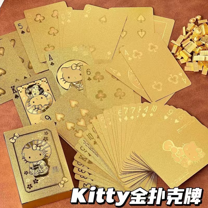 ไพ่ทองสุดหรู Hello Kitty ; การ์ดความบันเทิง
