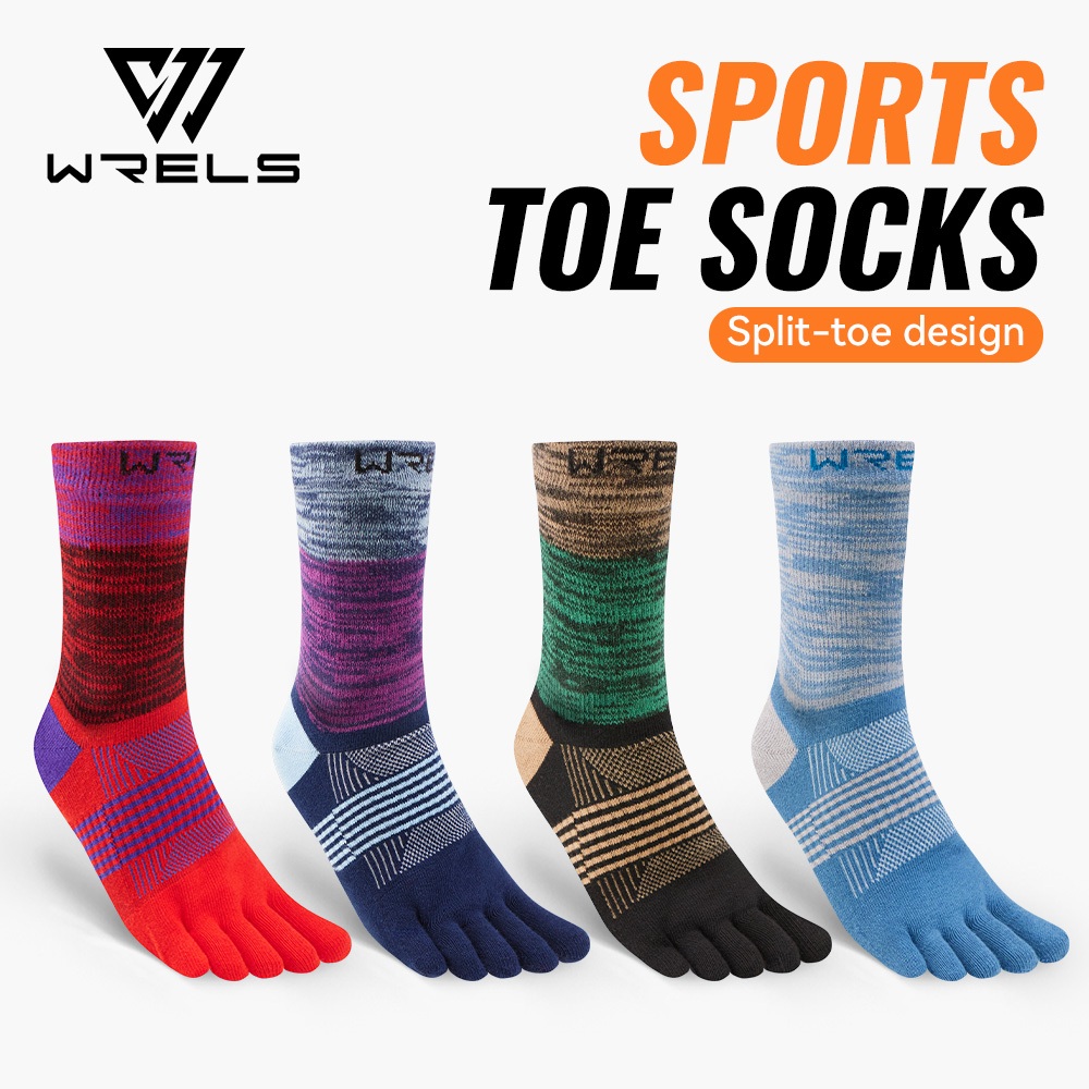ถุงเท้าห้านิ้ว WELS สำหรับวิ่งและกิจกรรมกลางแจ้ง WZ103F