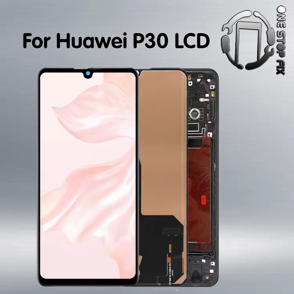TFT สําหรับ Huawei P30 LCD ELE-L29 ELE-L09 ELE-L04 หน้าจอ Touch Digitizer Assembly Replacement