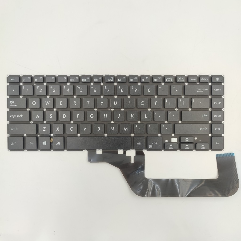 แป้นพิมพ์แล็ปท็อป US สําหรับ Asus VivoBook X505 X505BA X505BP X505ZA F505ZA ไม่มีจุดไม่มี backlit สี